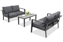 Алуминиеви градински мебели Sydney Coffee Comfort 4 Garden Point антрацит