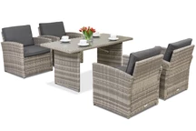 Градински мебели Monaco Premium 4 Garden Point светло сиво