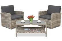 Градински мебели Monaco Terrace Garden Point светло сиво