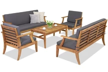 Градински мебели от акациево дърво Danang Coffee 8 Garden Point