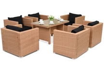 Градински мебели от ратан Roma Premium 6 Garden Point cappuccino