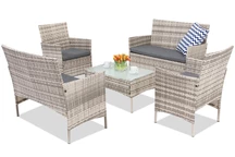 Градински мебели от техноратан Calabria Coffee 6 Premium Garden Point