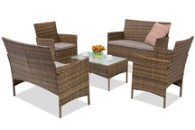 Kerti bútorok technorattan Calabria Coffee Premium 6 Garden Point barna