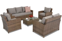 Комплект мебели за градина Parma Coffee 7 кафяв Garden Point