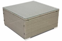 Маса за кафе Roma Garden Point в светло сив техноратан