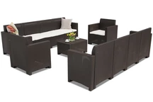 Мебели от техноратан Nebraska Coffeee Max 10 кафява Bica