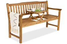 Пейка и маса от акациево дърво Jolo Garden Point