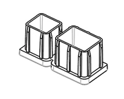Резервна част за мебели Bica S cappuccino