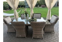 Ексклузивен ратанов сервиз за капучино London Garden Point