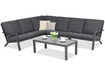 Алуминиеви градински мебели Braga Corner 5 Garden Point антрацит