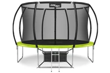 Градински батут Premium с вътрешна мрежа 366 cm Jump Hero 12FT зелен