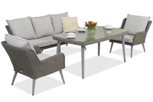 Градински мебели Bilbao Apetito 5 Garden Point сив
