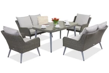 Градински мебели Bilbao Apetito 6 Garden Point сив