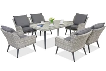 Градински мебели Bilbao Premium 6 Garden Point бяло
