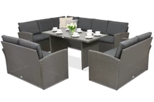 Градински мебели Monaco Comida 9 Garden Point антрацит