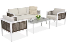 Градински мебели от алуминий Turin Garden Point бяла