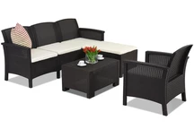 Кафяв ратанов диван Venezia Relax Corner 5 Bica