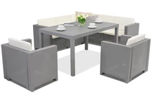 Комплект техноратанови мебели Colorado Comida 7 Bica сив