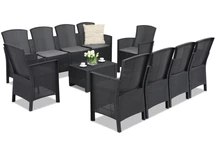 Мебели от техноратан Lido Coffee Max 10 антрацит Bica