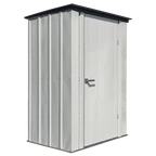 &quot;Метален градински шкаф за съхранение 1,2 x 0,9 m Spacemaker Arrow, светлосив &quot;