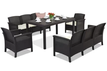 Ратанов комплект Venezia Apetito 8 кафяв Bica