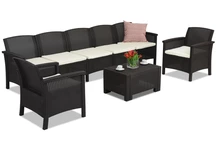 Ратанови мебели Venezia Coffee Max 7 Bica brown