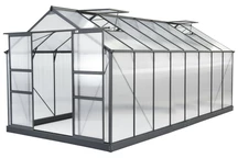 Алуминиева оранжерия Азалия 3,1 х 4,9 м CoverTech антрацит