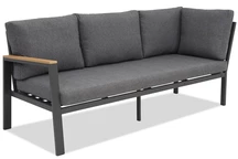 Ъглов елемент с две облегалки Zakintos anthracite Garden Point
