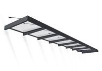 Алуминиев сенник за врата Sophia XL 1,4 x 7,5 м Palram - Canopia антрацит