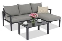 Алуминиеви градински мебели Lausanne Garden Point сив