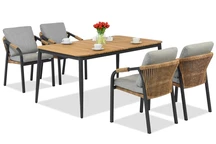 Алуминиеви мебели Messina/Padva за 4 души Garden Point