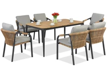 Алуминиеви мебели Messina/Padva за 6 души Garden Point