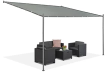 Anthracite Genoa 3 x 4 m Garden Point терасовиден покрив