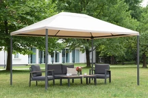 Бежов градински павилион Madrid 3 x 4 Garden Point