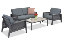 Градинска мебел Garden Point anthracite Almeria за 4 души
