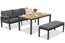 Zakintos Apetito Comfort 3 алуминиев комплект с пейка антрацит Garden Point
