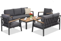 Закинтос Кафе 7 антрацитен алуминиев комплект Garden Point