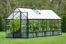 Голяма градинска оранжерия от поликарбонат Bergenia 1,8 x 4,8 м CoverTech