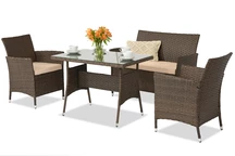 Portofino Garden Point кафяви градински мебели от техноратан