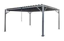 Антрацитна пергола за тераса Tasos 3x4m Garden Point