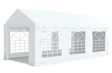 Бяла градинска парти шатра Dresden 3x6m Garden Point