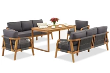 Градински мебели от акациева дървесина Mumbai Apetito 8 Garden Point