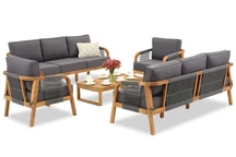 Градински мебели от акациева дървесина Mumbai Coffee 8 Garden Point