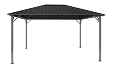 Itaka 3x4 градинска беседка със завеси антрацит Garden Point