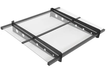 Навес за врата Dortmund 100 x 80 cm CoverTech антрацит