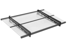 Навес за врата Dortmund 120 x 80 cm CoverTech антрацит