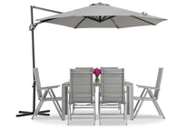 Garden Point Pesaro 3 м антрацитен градински чадър 