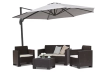 Градински чадър Siena 3,5m Garden Point сив 