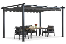 Градински павилион Barbados 3x4 m  Garden Point, антрацит