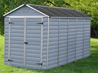 Пластмасова къщичка за градината SkyLight 6x12 Palram - Canopia сива
